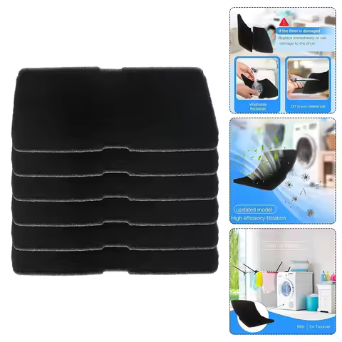 6PCS Replacement Filters 2964840100 for Beko Dryer Heat Pump Dryer, Sponge Filter for Beko Grundig B