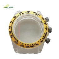 39MM Watch Case Sapphire Glass Case for Quartz VK63 Movement Cases Wearable Watch Accessories