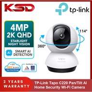 TP-Link Tapo C220 Pan/Tilt AI Home Security Wi-Fi Camera