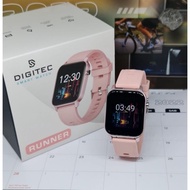 digitec runner smartwatch jam tangan wanita digitec runner - pink