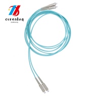 OUREAPH OM3 Fiber Optic Cable, SC/UPC To SC/UPC Multimode Duplex Fiber Patch Cord, 50/125um High-Spe