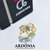 ARDONIA Cincin Butterfly Emas 375 (9K Gold / 375 Gold)