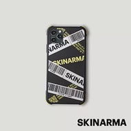 Skinarma日本潮牌 iPhone 11 Pro Kakudo 交叉斜紋防摔手機殼黃條