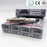 4Pcs IridiumหัวเทียนILZKBR7B8DG 95770เหมาะสำหรับBMW CLS63 AMGสำหรับPeugeot RCZ C3-XR C4 C5ที่คลุมเบา