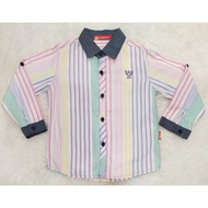 KEMEJA Kids Planet Long Sleeve Striped Shirt in Color for Boys 3-5 Years