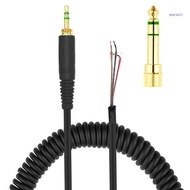 【SUIT*】 Coiled Headphone Cable with 3 5MM and 6 5MM Plug for DT 770 770PRO 990 990PRO