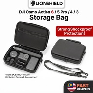 (MY) LionShield DJI Osmo Action 6 / 5 Pro / 4 / 3 Storage Bag Hard Case Shockproof Carrying Case Acc