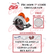 PRC 1050W 2200W 7" 9" 185MM 230MM CIRCULAR SAW SAWING CUT CUTTING GERGAJI WOOD POTONG KAYU KEELAT OK