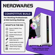 2025Gaming Computer Desktop Bundle Full Set Ryzen 5 5600G 16GB DDR4 RAM Radeon Vega 7 Graphicscod