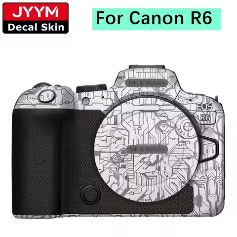 For Canon R6 Decal Skin Vinyl Wrap Film Mirrorless Camera Body Protective Sticker Protector Coat EOS