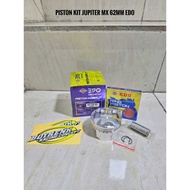 PISTON KIT JUPITER MX| 62MM PISTON JUPITER MX EDO 62MM SET PISTON PIN 14 EDORing - BOYRENK RACING CO