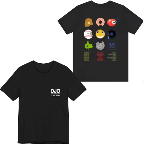 2026 Djo Merch Another Bite Tour T-shirt Fashion Unisex Men Women Short Sleeve Casual Tee