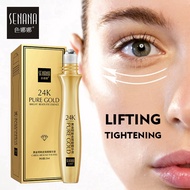 SENANA 24K Gold Bright Eyes Roll-on Serum Remove Dark Circles Anti-Aging Anti-Puffiness Moisturizing Firming E237