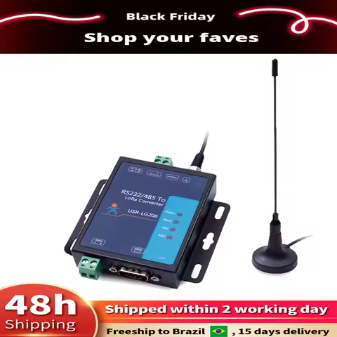 USR-LG206-P Serial RS232 RS485 to LoRa Converters Point to Point LoRa Modems Support Hardware Watchd