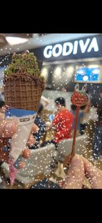 全新GODIVA X LABUBU淺金色不銹鋼茶匙