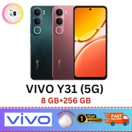 Vivo Y31 5G | 8GB + 256GB | Snapdragon 4 Gen 2 | 6500mAh Battery | 44W Fast Charge - 1Year Warranty