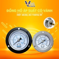 Pressure gauge with rim 40mm 50mm -1kg to 16kg