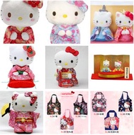 🐧日本Hello Kitty 和服毛公仔, Hello Kitty 和服吊飾, Hello Kitty 和服招財貓成人禮公仔, Hello Kitty 和服環保袋   ✈️日本代購/代拍🐧龍店