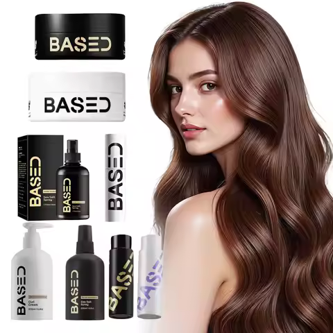 Based Hair Conditioner Wash Set Sea Salt Hair Spray Long-Lasting Texturizing Volume Booster with Flu