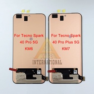 6.78 "AMOLED สำหรับ Infinix Tecno Spark 40 Pro 5G KM6สำหรับ Tecno Pova 7 Pro 5G LJ8สัมผัสหน้าจอ LCD