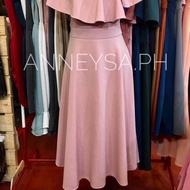 {Mei girl clothing}FILIPINIANA MIDI PLUS SIZE xno maskx neoprene formal gown dress wedding kasal deb