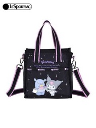 LeSportsac x Sanrio Kuromi 便攜 多用途 手提袋 單肩袋 兩用袋 斜咩袋 側揹袋 購物袋 收納袋 （需訂購）