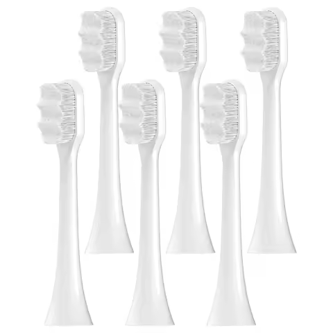 6 Pcs Ultra Soft Replacement Brush Heads Compatible with Philips Sonicare Electric Toothbrush 4100/6
