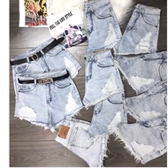 quần short jean nữ rách HAI BÊN 546.4G