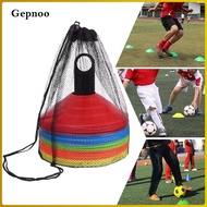 Gepnoo Pack of 30 Agility Soccer Cones, Field Markers with Net Bag And Holder, Markers, Soccer Disc 