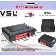 VSL 6x9 INCH ACTIVE SUBWOOFER BUILT-IN AMPLIFIER UNDER SEAT SUBWOOFER