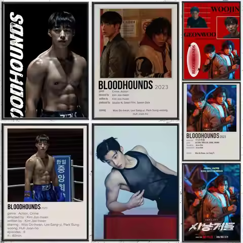 movies Bloodhounds Poster HD Waterproof Self-Adhesive Wall Art – Multi-Scene Use, Top Gift Pick