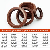 ((FX) Fluoride Glue UN/Y Type High Temperature Resistant Cylinder Oil Seal Skeletonless Sealing Ring