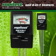 เครื่องวัดดิน 4in1 วัดปุ๋ย NPK โดยรวมในดิน, pH ดิน, ความชื้น ค่าแสง Rapitest 1818 ฟรี! กระดาษลิตมัสใช้วัดค่า pH น้ำที่ใช้ในการเกษตร มูลค่า 150.- As the Picture One