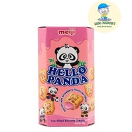 Meiji Hello Panda Biscuits Strawberry 50g