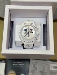 現貨現發 OMEGA+x 斯沃琪 Swatch+x+史努比联名 MoonSwatch冷月限定款