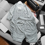 Set bộ nam New York Thun cotton mịn dệt mắt tổ ong cao cấp - FORMEN SHOP