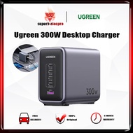 UGEEN 300W GaN Fast Charger 5 Ports 4 Type C and 1 USB for samsung S23 iPhone 15 pro max Huawei Mate 60 pro Tablet Cellphone Laptop with a 1.5m 240W Cord