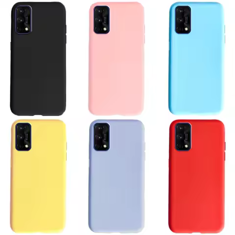 For OPPO Realme 7 Pro Case Slim Frosted Shield Soft Silicon Phone Protector Matte Back Cover For OPP