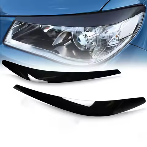 Head Light Eyelids Eyebrows Lid Black For VF Holden Commodore SS SSV SV6 S Evoke