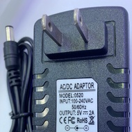 5V Adapter. 2A. Jack 5.5x2.5x2.1