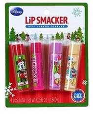 美國 Lip Smacker [ 迪士尼米奇唐老鴨情侶系列護唇膏 ] Disney 四支組 全新品