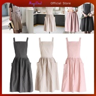 MagiDeal Catering Apron Gardening Apron Professional Sleeveless for Home Cafe Chef Waiter Woman