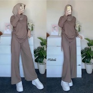 Stln 1 Set Latest Outfit 2025 One Set of Girls' Pants One Set for Women Trendy Women's Pants Suit fo