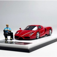 King Model 1:64 Enzo alloy open top car model high-end collectible figurine doll