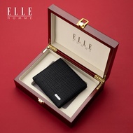 France ELLE HOMME Wallet Men 2022 New Style Deerskin Genuine Leather Wallet Short Casual Soft Cowhid