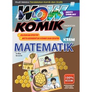 Sasbadi: Wow Komik: Matematik + Mathematics: Tingkatan + Form 1: WK25MMA1: 9789837742901