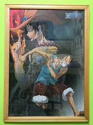 (全店大清貨買兩件減$10) One Piece 海賊王路飛艾斯拼圖掛畫 jigsaw puzzle 520 塊