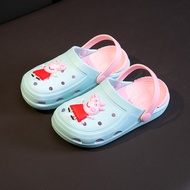 Childrens Slippers Summer Peppa Pig Home Garden ShoesWear Cartoon Boy Girls Baby Hole Shoes