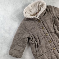 Thick jacket for girls, Biquette club brand, size 1 - 2 years