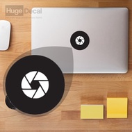 Decal Sticker Macbook stiker laptop apple macbook - Logo Lensa Kamera